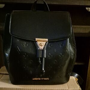 Adrienne Vittadini Black Backpack